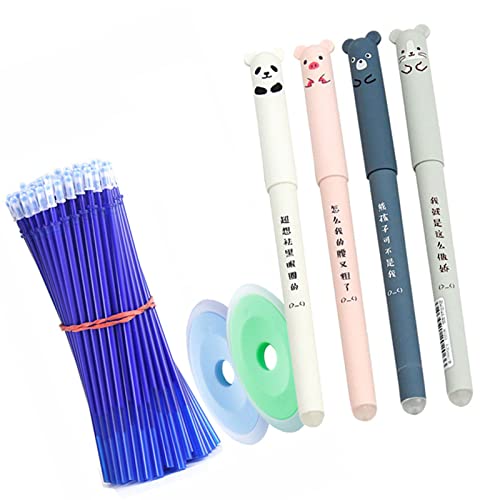 Set de bolígrafos gel borrables Ymiko tinta azul neutral 0.5mm miniatura 1