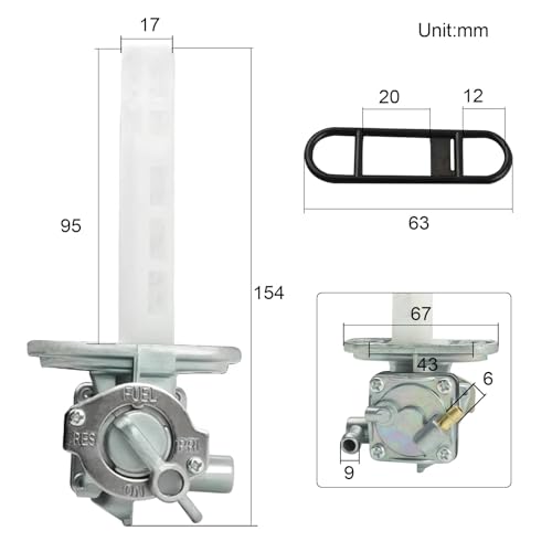 Válvula de purga de combustible 51023-1372 para moto Ninja 900R 3