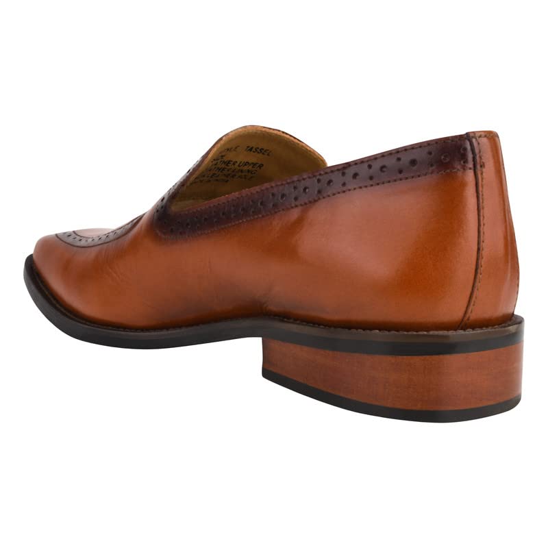 Image of LIBERTYZENO Mens Genuine Leather Tassel Loafer Slip On Dress Shoes
