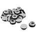 uxcell 24 Pcs 30mm Black Gray Plastic Push Button Switch Hole Panel Plug