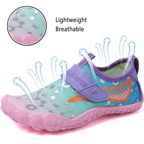 Image of Quickshark Kids Water Shoes Boys Girls Barefoot Aqua Socks Outdoor Indoor Quick Dry Sandals Lightweight Slip On Walking Sneakers for Beach Pool Swim (Little Kid /Big Kid)