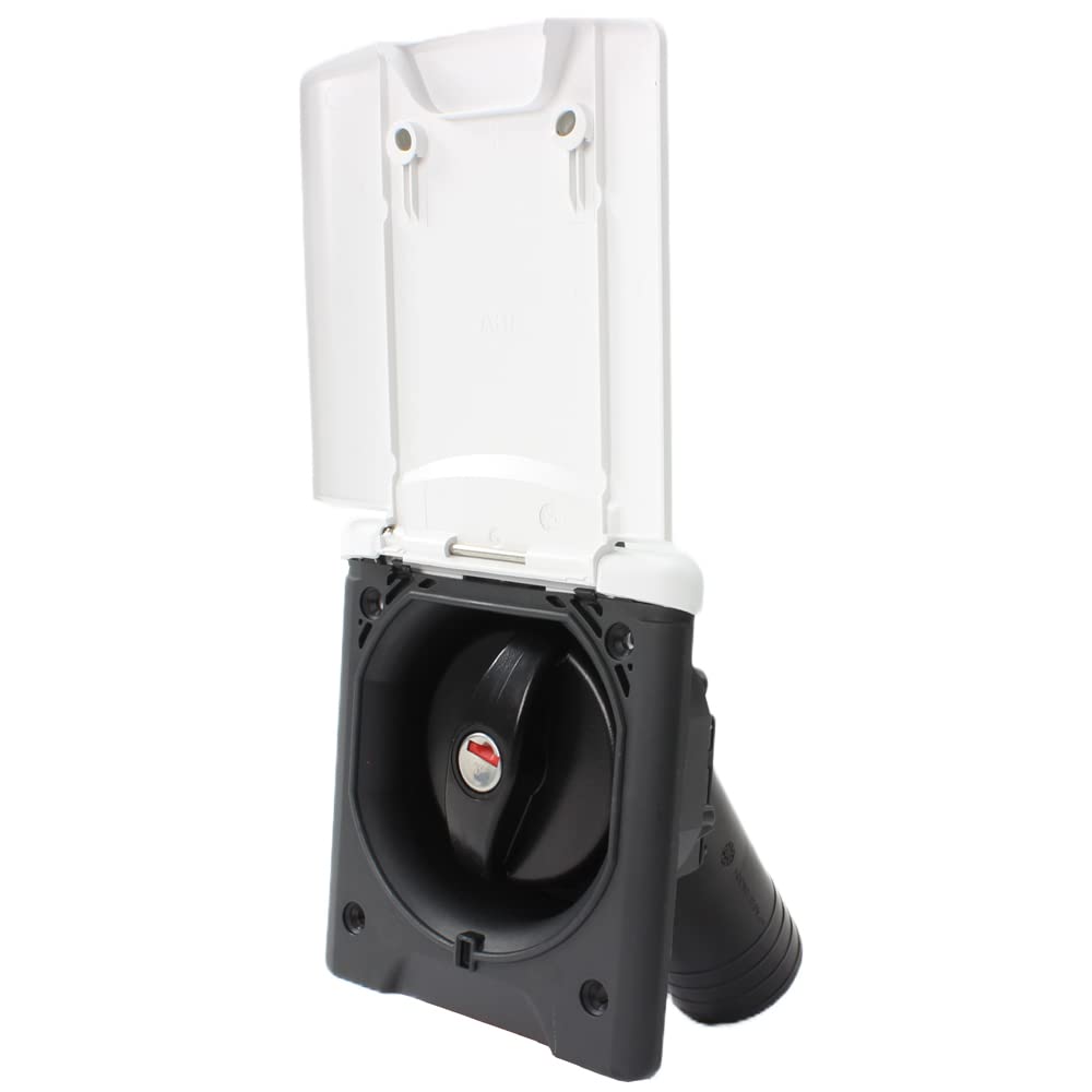 Bouchon de réservoir diesel pour camping-car avec couvercle magnétique Blanc 50 mm