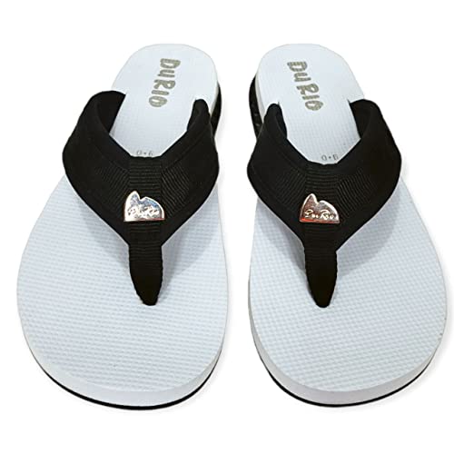 Chinelo DuRio Ultra Premium Neo Black Indicado Para Esporão e Fascite Plantar (branco, br_footwear_s