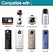 Koroao 1/4 Tripod Expansion Screw Adapter for Ricoh Theta X 360& S& SC & SC2 & V & Z1 & Insta360 ONE R & X Any Other Cameras with 1/4 ScrewPanoramic Camera to Enable The USB Terminal/HDMI (2.24inches)