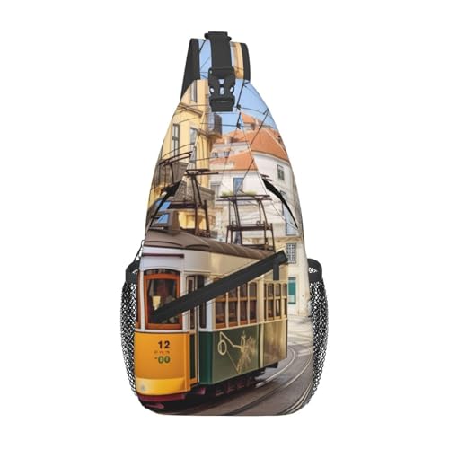 Bolso bandolera tipo sling para hombre y mujer miniatura 1