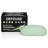 Defense Acne Care Bar Soap 4.2oz | contains 2% Salicylic Acid, Tea Tree & Eucalyptus Essential Oils & Oatmeal (Pack of 2)