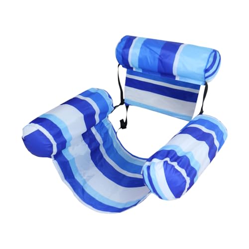 Silla flotante para piscina | Hamaca hinchable de agua - Tumbona flotante, para lago, fiesta, vacaciones, excursión, vacaciones, fin de semana, reuniones, al aire libre, río