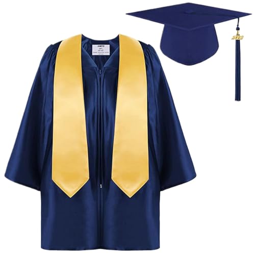 Robe de bal de fin d'études de maternelle 2025 et sa cape avec pompon pour enfant
