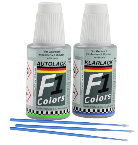 Lackstift Set für VW AUDI DAYTONAGRAU PERLEFFEKT LZ7S / Z7S 2x20ml inkl.6xTupfer #65 Lackstift Set für VW AUDI DAYTONAGRAU PERLEFFEKT LZ7S / Z7S 2x20ml inkl.6xTupfer #65