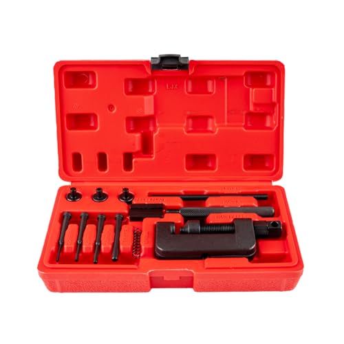 13PCS Motorcycle Chain Breaker Tool Kit, AJulyBee Chain Rivet Tool Set – Heavy Duty Chain Cutter & Link Removal Tool for Bike, ATV