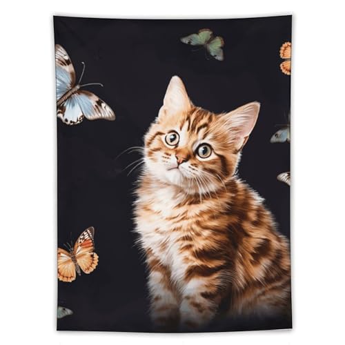 Grande tenture murale polyester avec crochets pour salon moderne et bureau