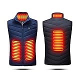 🧥 [Adecuado para todo tipo de escenas] chaqueta con calefacción para mantenerte abrigado en cualquier lugar, perfecto para entusiastas del aire libre en motos de nieve, motociclismo, camping, senderismo, esquí, patinaje o simplemente caminar en estaciones frías