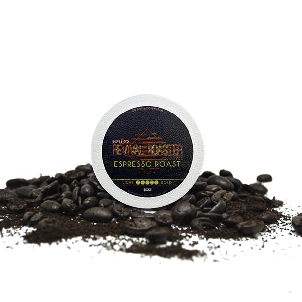 Miniatura 3 de 96 unidades Espresso Roast, (café tostado oscuro) Cápsulas de café de una sola porción para cafeteras Keurig K Cup - Café tostado gourmet InfuSio