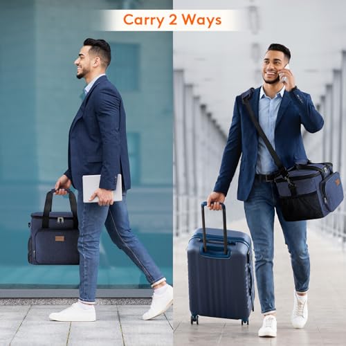 Image of Lifewit Large Lunch Bag, Insulated Lunch Box, Soft Cooler Cooling Tote for Adult Men Women, Dark Blue 40-Can (24L)