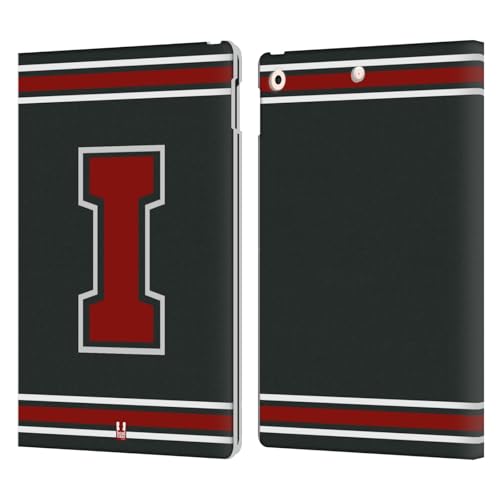 Étui portefeuille en cuir compatible Apple iPad 10.2 2019 2020 2021 rouge