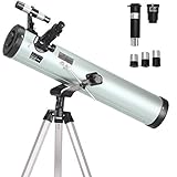 ★ REGALO PERFECTO: El telescopio perfecto sobresale en el uso de observación de aves durante el día, así como en la observación de vida silvestre, paisajes y observación nocturna informal de la Luna y planetas brillantes para astrónomos principiantes y niños principiantes.