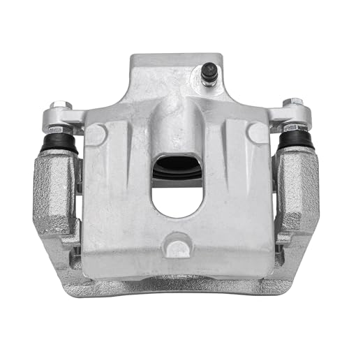 Image of Detroit Axle - Rear Right Brake Caliper for Chevy Traverse | GMC Acadia Limited Saturn Outlook Buick Enclave Cadillac XTS, Passenger Side Disc Brake Caliper w /Bracket Replacement