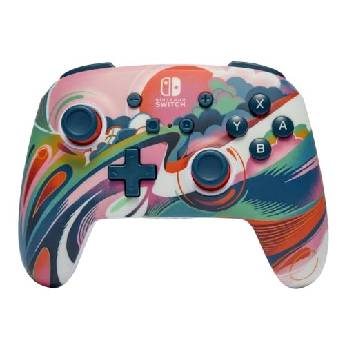 PowerA Enhanced Wireless Controller for Nintendo Switch, Liquid Sunset