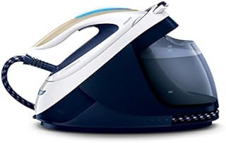 Philips PerfectCare Elite Steam Generator - 2400W, 470g Steam Boost, 6.7 Bar Pressure, OptimalTEMP Technology, 1.8L Tank, Blue/White (GC9630/20)