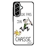 Coque Silicone Humour j'peux Pas J'Ai Chasse A57 5G de Protection Pas Cher Chasseur Poule Humoristique Drole Comique pour Samsung Galaxy