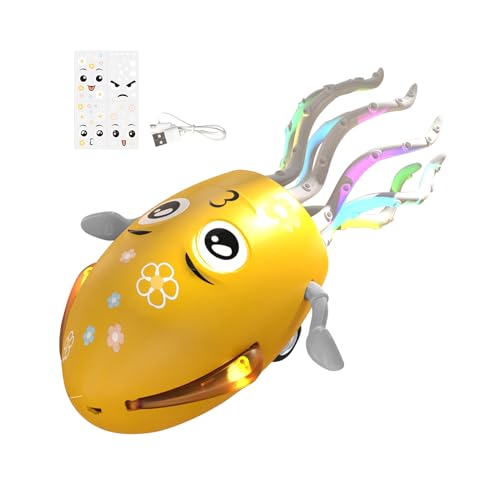 Pieuvre électrique rampante robot gesticulant interactif jeu éducatif filles garçons