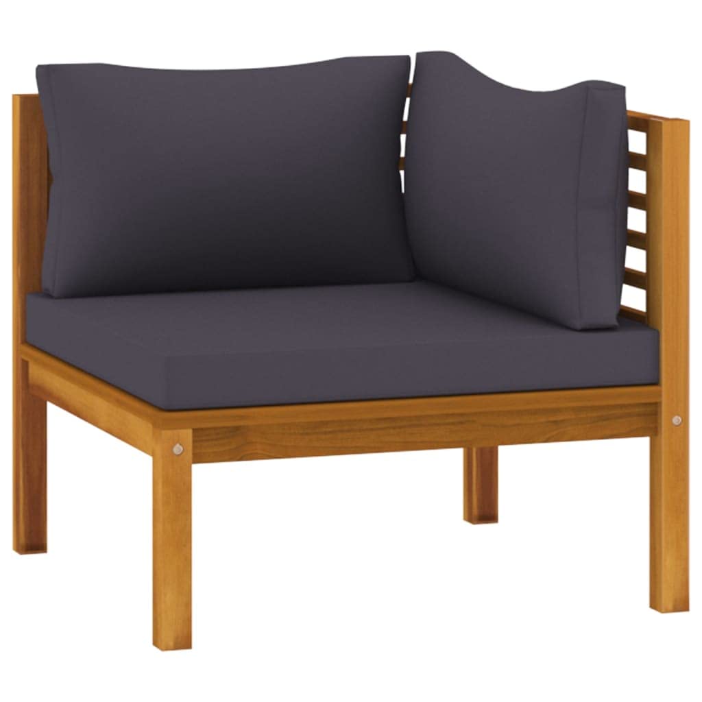 vidaXL Set Divani da Giardino 6 pz con Cuscini in Massello di Acacia