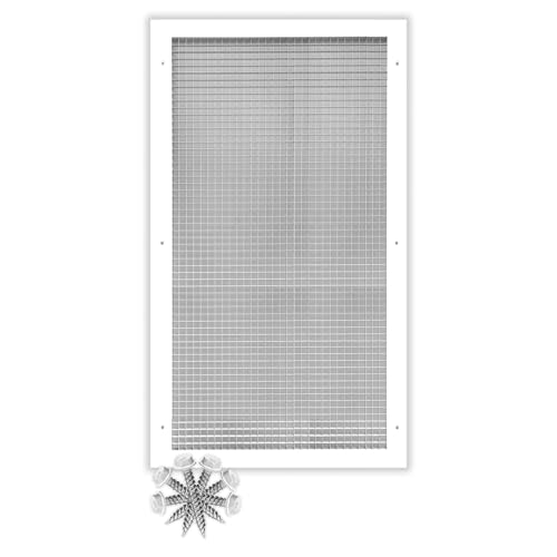 14' x 32' or 32' x 14' Cube Core Eggcrate Return Air Grille - Aluminum Rust Proof - HVAC Vent Duct Cover - White [Outer Dimensions: 15.75 x 33.75]