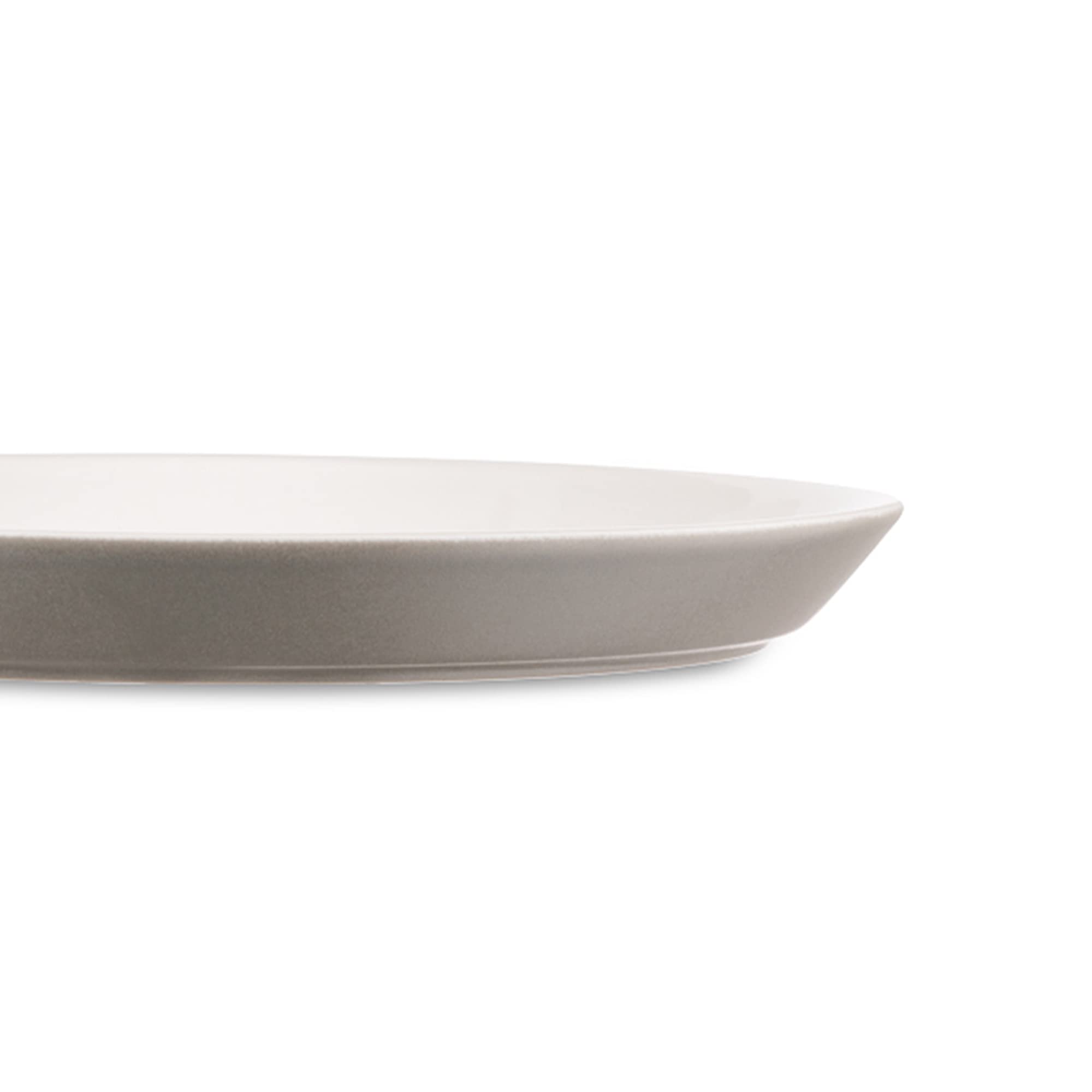 Alessi DC03/5 LG Tonale Dessertteller Light Grey 4-teilig