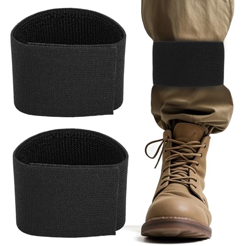 1 par correias elásticas de cinta com tiras antiderrapantes, clipes de bicicleta para verão, ajustáveis para botas e blusas calças, sutiãs de calças para o verão, atividades de ciclismo caminhadas