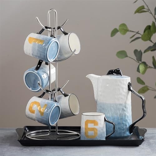 Bouteille d'eau froide grande capacité céramique tasses - 6