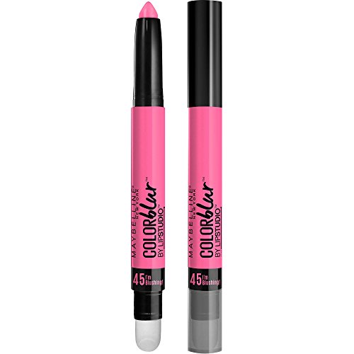 Maybelline Color Blur Cream Matte Pencil + Smudger, 45 I'm Blushed (Pack of 2)