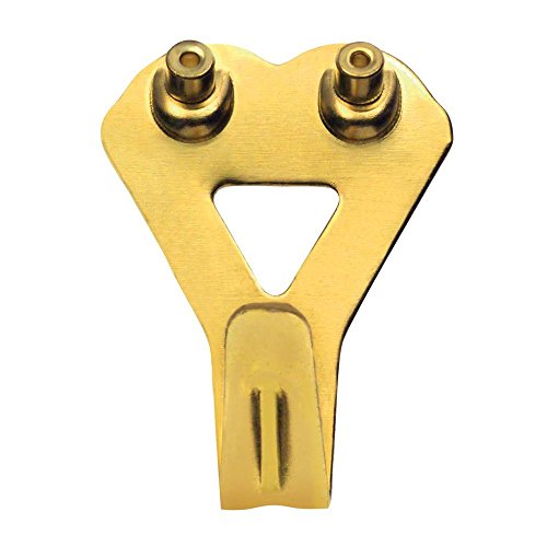 Image of Professional Picture Hangers, Brass Finish, Holds Up To 50-Lbs., 20-Pk.