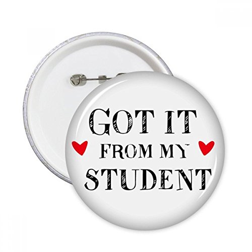 Citation Professeur Pins Badge Bouton multicolore : le cadeau idéal pour enseignants