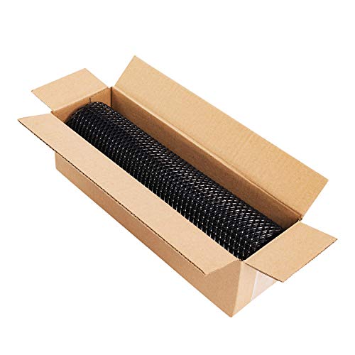 Image of AggAuto 47x16 inches Car Pickup Truck Grill Mesh Spoiler Bumper Vent Aluminum Alloy Automotive Grille Insert Air Intake Racing Rhombic Hole 8x16mm Black