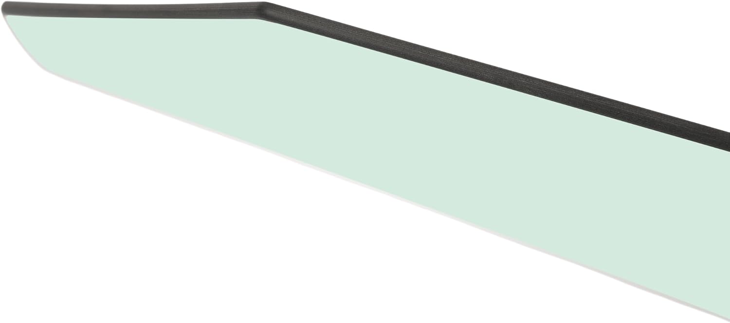 ALMULOO Rear Passenger Side Door Window Compatible with 2019-2024 Kia Forte 4 Door Sedan Right Side Tempered Light Green