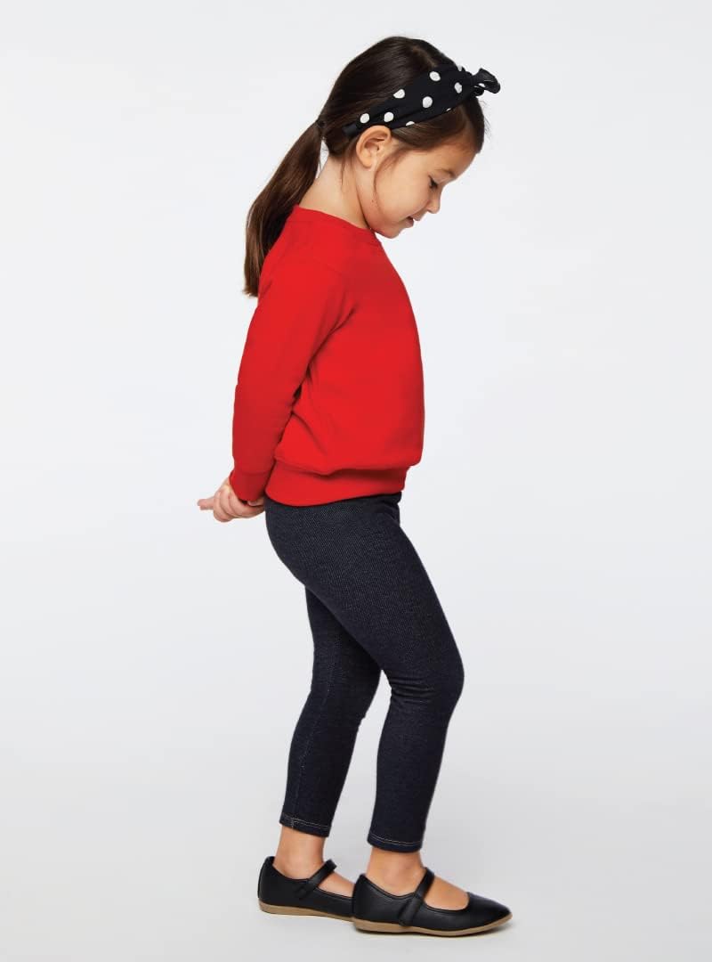 RABBIT SKINS Toddler Fleece Long Sleeve Pullover Sweatshirt, White, 2T - Image 5