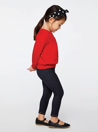RABBIT SKINS Toddler Fleece Long Sleeve Pullover Sweatshirt, Black, 4T
