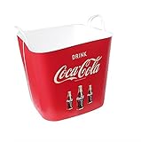 coca cola life Diseño coca cola Life Plastic Coca Cola Capazo, Rojo, 41x35x35 cm
