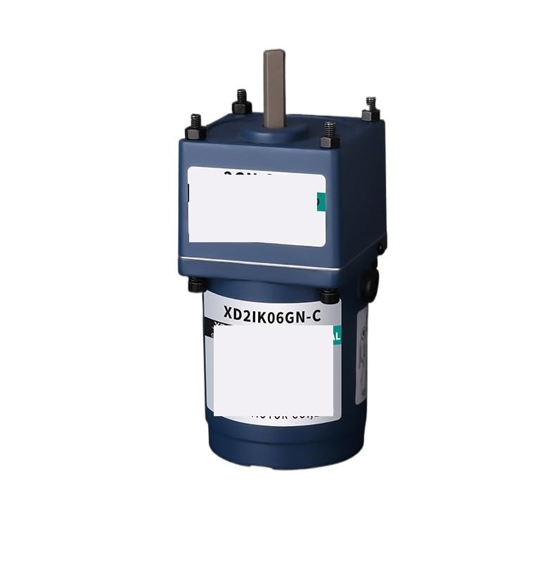 6W AC Gear Reduction Motor Fixed Speed 220V Single Phase Micro Slow Speed Induction Electric Motor(100 RPM)