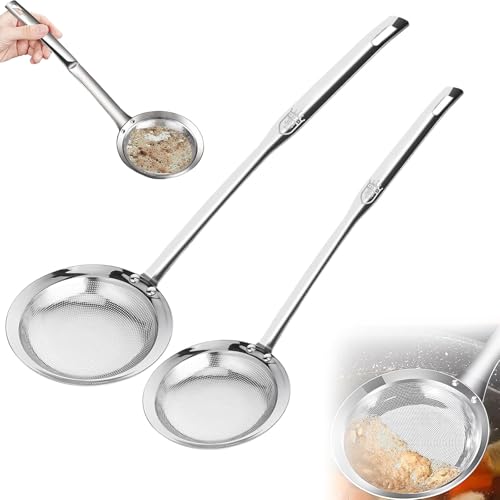 Opiniones y reviews de Colador acero inoxidable los más recomendados. 48 Colador Acero Inoxidable, 2 Piezas Coladores De Cocina Acero Inoxidable, Colador De Tela, Para Filtrar Aceite, Separar Sólidos y Líquidos, Ideal Para Cocina Profesional y...