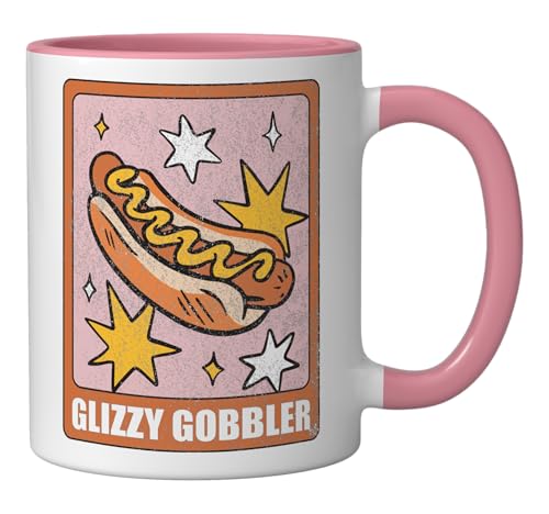 Taza de Cerámica Divertida Pink/White 11 oz miniatura 2