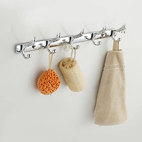 Conjunto de ferragens de banheiro de prata polido anel de toalha de latão sólido Suporte de secador