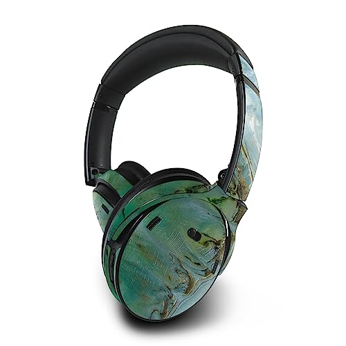 Image of MightySkins Skin Compatible with Bose QuietComfort 45 Headphones - Green Shell | Protective, Durable, and Unique Vinyl Decal wrap Cover | Easy to Apply, Remove, and Change Styles | Made in The USA