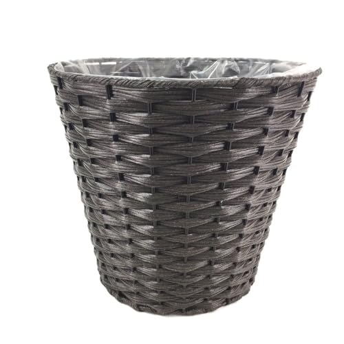 カインズ(CAINZ) ラタン調 鉢カバー 7号 ブラウン 観葉植物 花鉢 インテリア 鉢植え プランターカバー