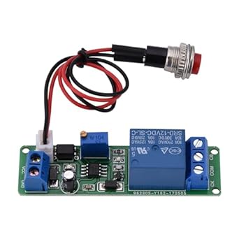 Relay Delay Turn Off Module-DC 12V Adjustable Timer Delay Turn Off Module Timing Relay Time Switch 1~10sec