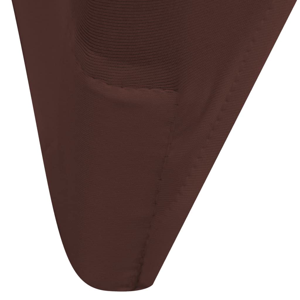 vidaXL Funda de Silla elástica 6 Unidades marrón