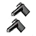 Ztylus Stinger Plus Car Vehicle Emergency Escape Tool : Life-Saving, Spring Loaded Window Breaker, Seat Belt Cutter, Dual USB Ports 3.1A Max Output (2x Black Stinger Plus)