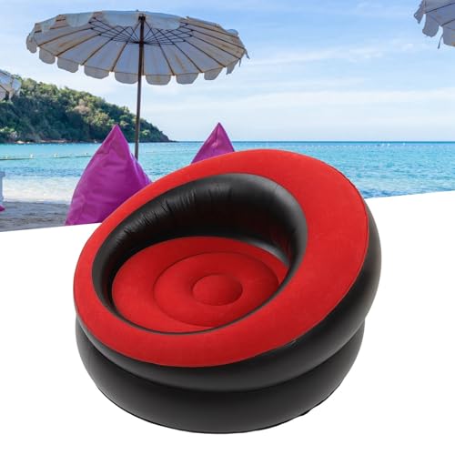 Sofá inflable flocado de aire para solucionar la falta de espacio en visitas y viajes 3