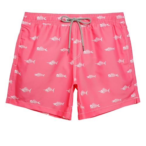 Image of maamgic Mens Swim Trunks 5 Inch with Mesh Lining, Quick Dry Mens Bathing Suit, Swim Shorts for Swimming and Beach