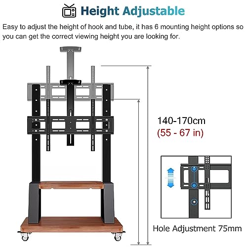 Soporte para TV de pie resistente para televisores 32-75 pulgadas miniatura 2